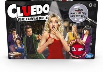 Hasbro Gaming Cluedo Für Gute Schummler Brettspiel, Detektivspiel Für Kinder Ab 8 Jahren, Mit Mogel-Button, Um Unehrliche Mitspieler Zu Entlarven