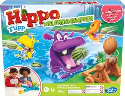 Hasbro Gaming Hippo Flipp Melonenmampfen – Bild 3