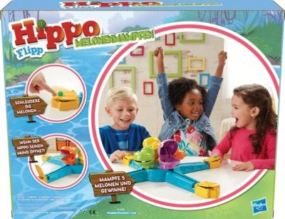 Hasbro Gaming Hippo Flipp Melonenmampfen – Bild 4