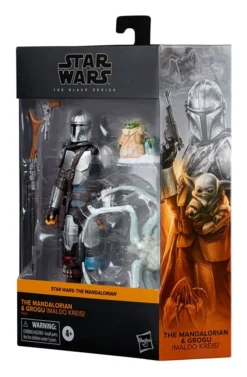 Hasbro Star Wars The Mandalorian Black Series Actionfiguren 2022 Mandalorian & Grogu (Maldo Kreis) 15 Cm HASF5317