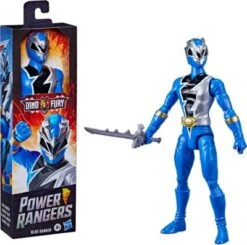 Power Rangers Dino Fury 30 Cm Große Blauer Ranger Action-Figur