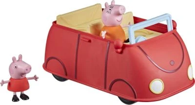 Hasbro Peppa Pig Peppa’s Adventures Peppas Rotes Familienauto Vorschulspielzeug, Sprache Und Soundeffekte, Enthält 2 Figuren, Ab 3 Jahren Geeignet – Bild 2