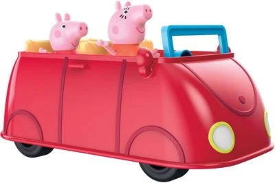 Hasbro Peppa Pig Peppa’s Adventures Peppas Rotes Familienauto Vorschulspielzeug, Sprache Und Soundeffekte, Enthält 2 Figuren, Ab 3 Jahren Geeignet – Bild 3