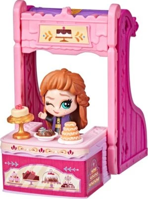 Hasbro Disney Die Eiskönigin 2 Twirlabouts Serie 1, Verwandlungsset Anna, Mit Schlitten/Shop, Anna Puppe Und Accessoires, Für Kinder Ab 3 Jahren – Bild 2