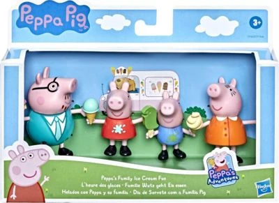Hasbro Peppa Pig Familie Wutz Geht Eis Essen – Bild 2