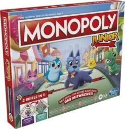 Hasbro Gaming Monopoly Junior – 2-in-1-Spiel