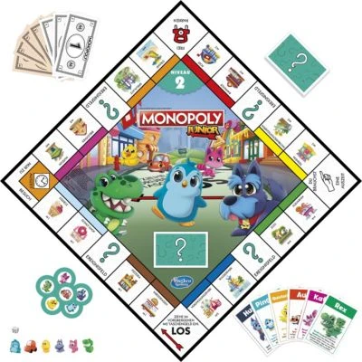 Hasbro Gaming Monopoly Junior – 2-in-1-Spiel – Bild 5