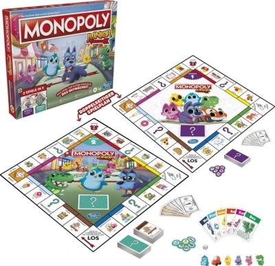 Hasbro Gaming Monopoly Junior – 2-in-1-Spiel – Bild 6
