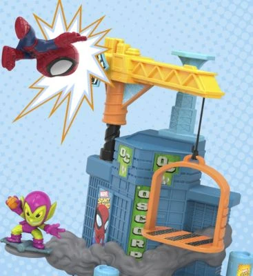 Marvel Stunt Squad Schmetter-Kran Spielset – Bild 5