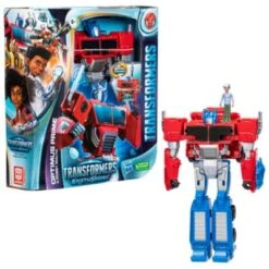 Transformers EarthSpark Spin Changer Optimus Prime Und Robby Malto Figur