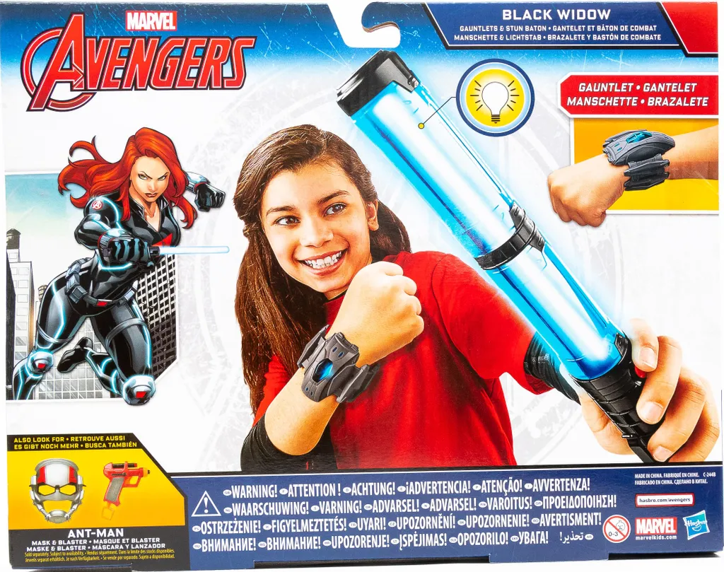 Hasbro C1581 - Mission Gear - Avengers Black Widow Armband & Lichtstab Verkleidung – Bild 2