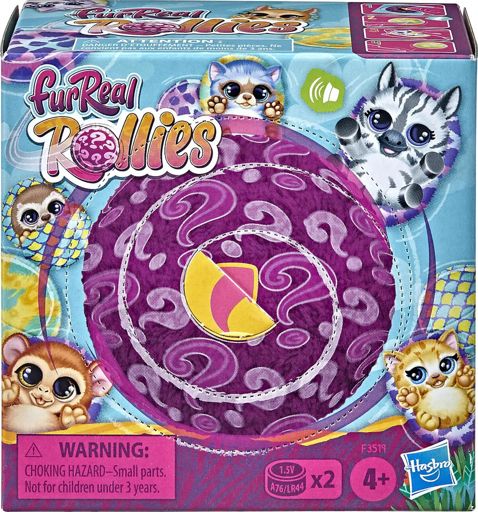 Hasbro Spielwaren FurReal Rollies Funktionsplüsch Funktionsplüsch Bapo243006 – Bild 2