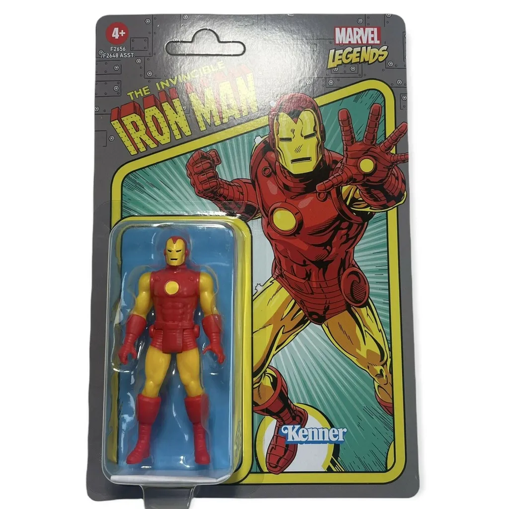 Hasbro Marvel Legends Retro Collection Actionfigur 2022 Iron Man 10 Cm HASF2656 – Bild 5