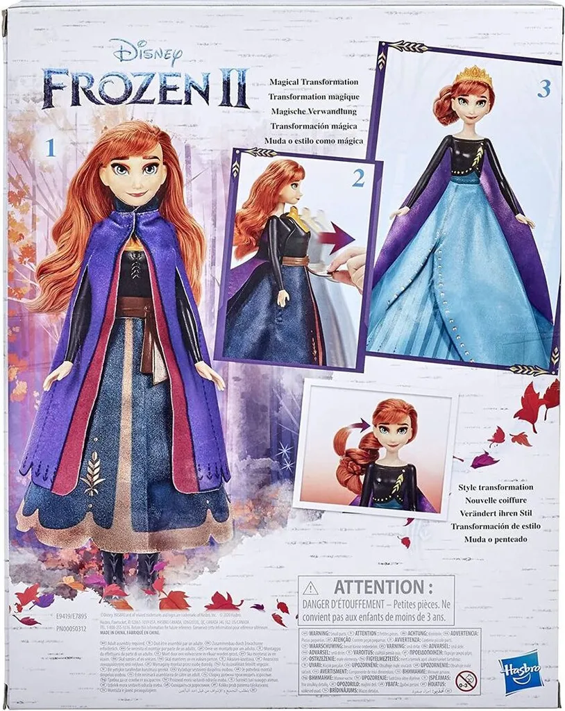 Hasbro Puppe Anna Frozen 2 Lalka Anna Magische Verwandlung – Bild 4