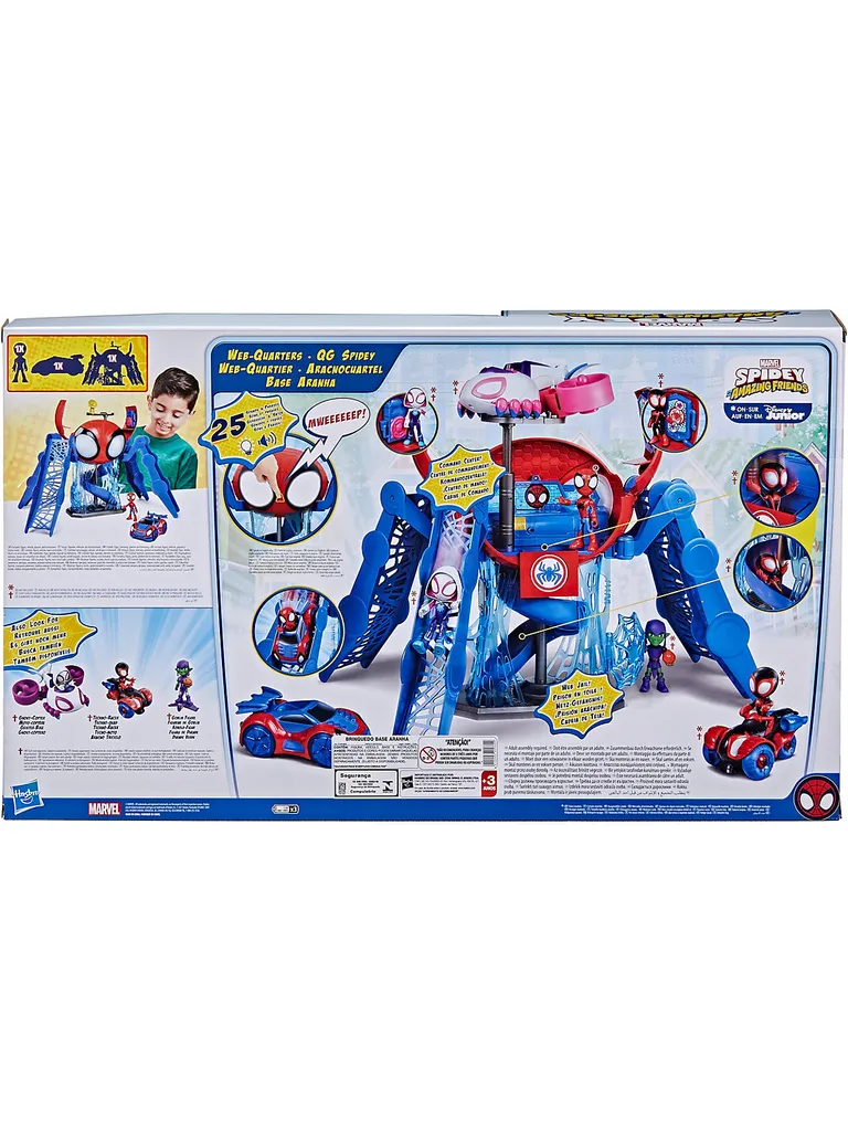 Hasbro Spidey And His Amazing Friends Web-Quartier Spielset; F14615L0 – Bild 3