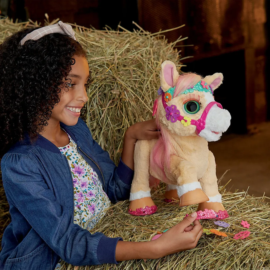 Hasbro Spielwaren FurReal Cinnamon, Mein Stylisches Pony Funktionsplüsch Funktionsplüsch PB22 HK22 – Bild 6