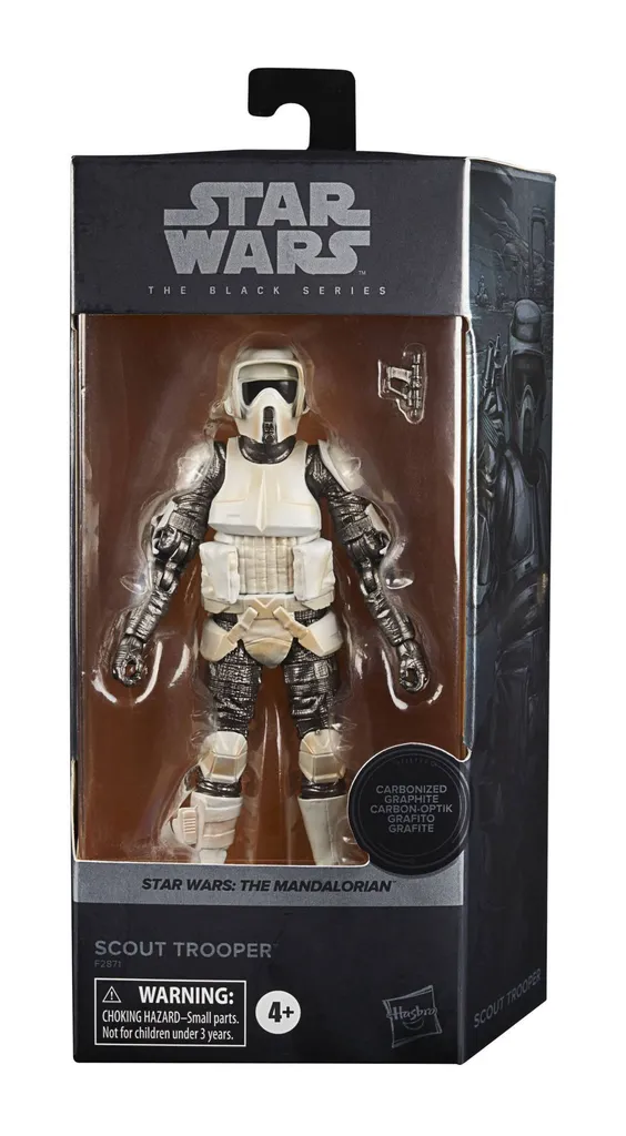 Hasbro Star Wars The Mandalorian Black Series Carbonized Actionfigur 2021 Scout Trooper 15 Cm HASF2871 – Bild 7