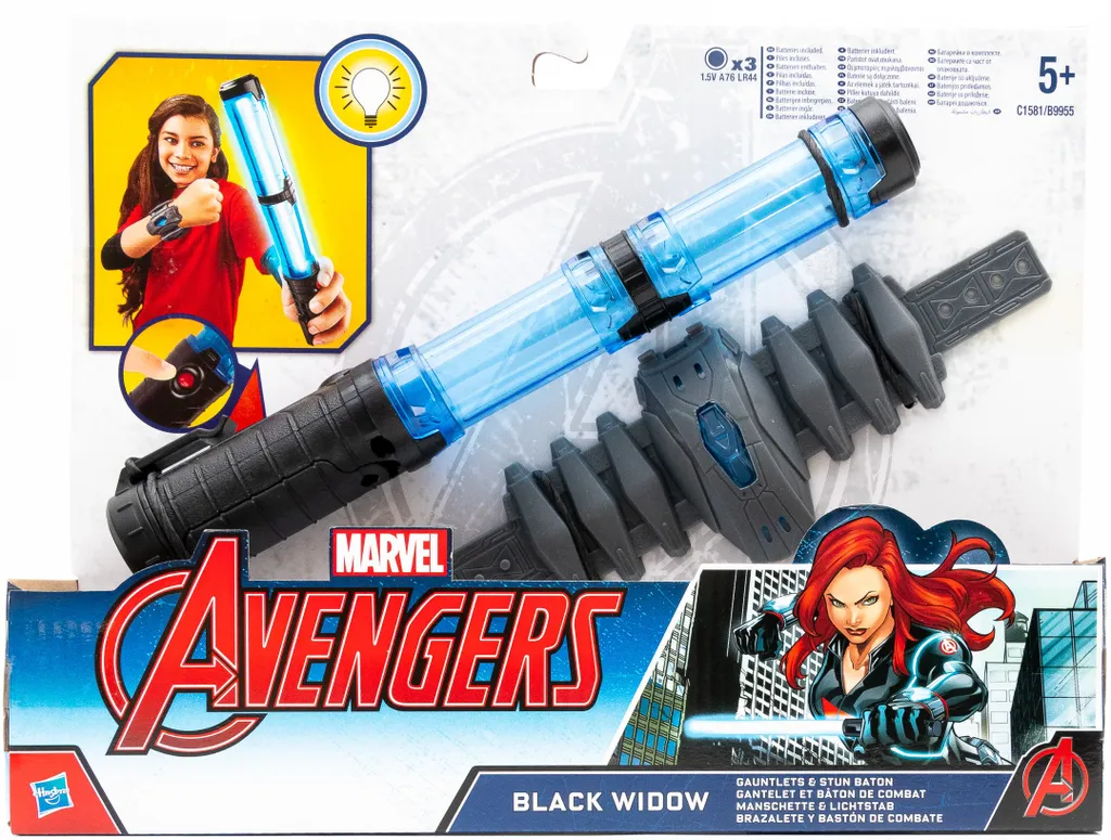 Hasbro C1581 - Mission Gear - Avengers Black Widow Armband & Lichtstab Verkleidung