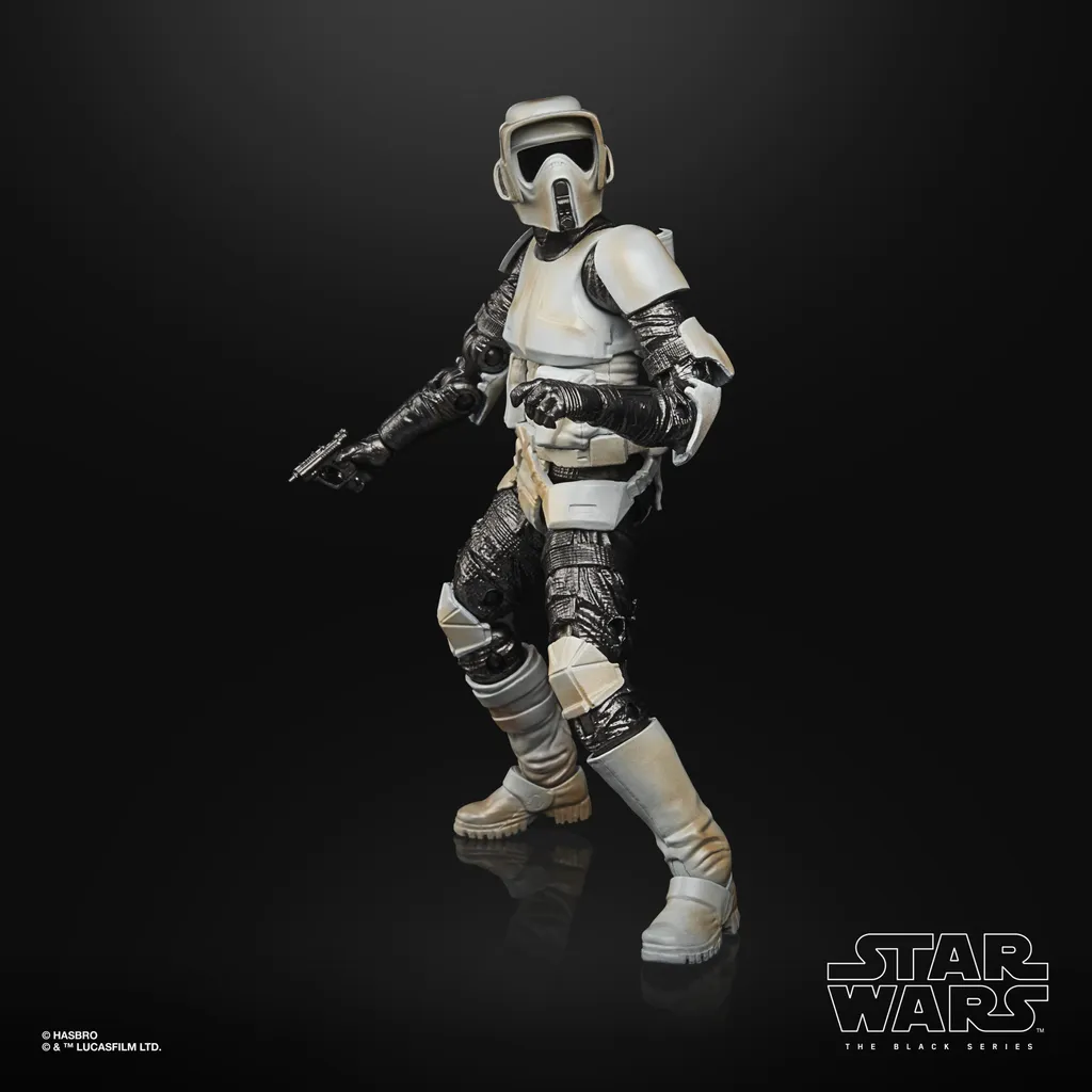 Hasbro Star Wars The Mandalorian Black Series Carbonized Actionfigur 2021 Scout Trooper 15 Cm HASF2871 – Bild 2