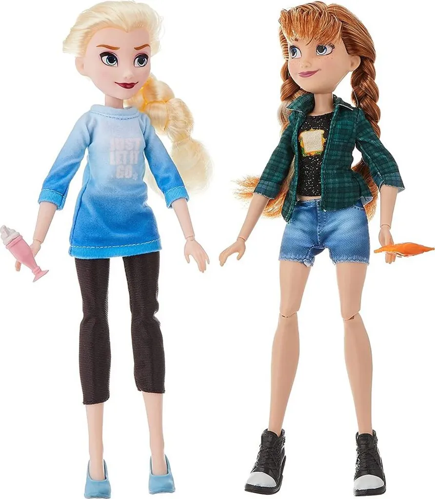Hasbro Puppen Gefroren Anna Und Elsa 26 Cm – Bild 3