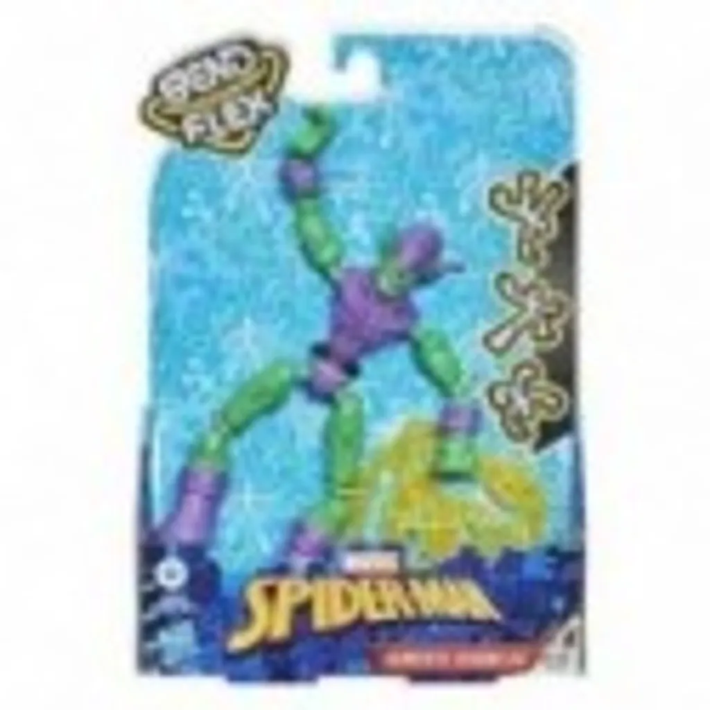 Hasbro Marvel Spider-Man Bend And Flex-Figura De Acción Verde De Kobold, 15 Cm, Para Niños A Partir De 6 Años (E8973) HASBRO Rango Edades: +4 Años