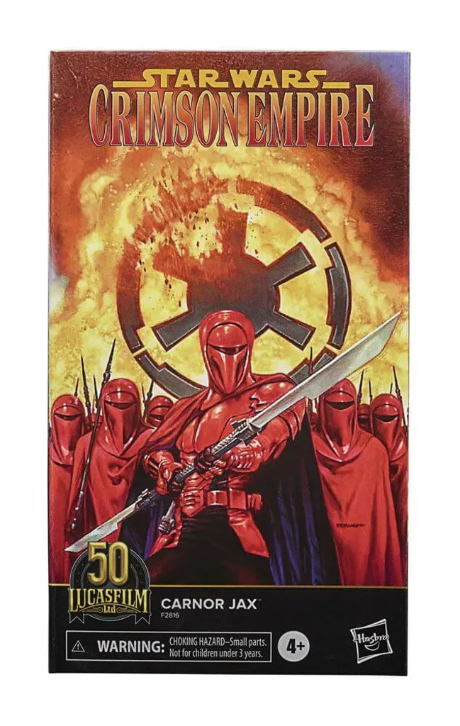 Hasbro Star Wars Crimson Empire Black Series Lucasfilm 50th Anniversary Actionfigur 2021 Carnor Jax 15 Cm – Bild 2