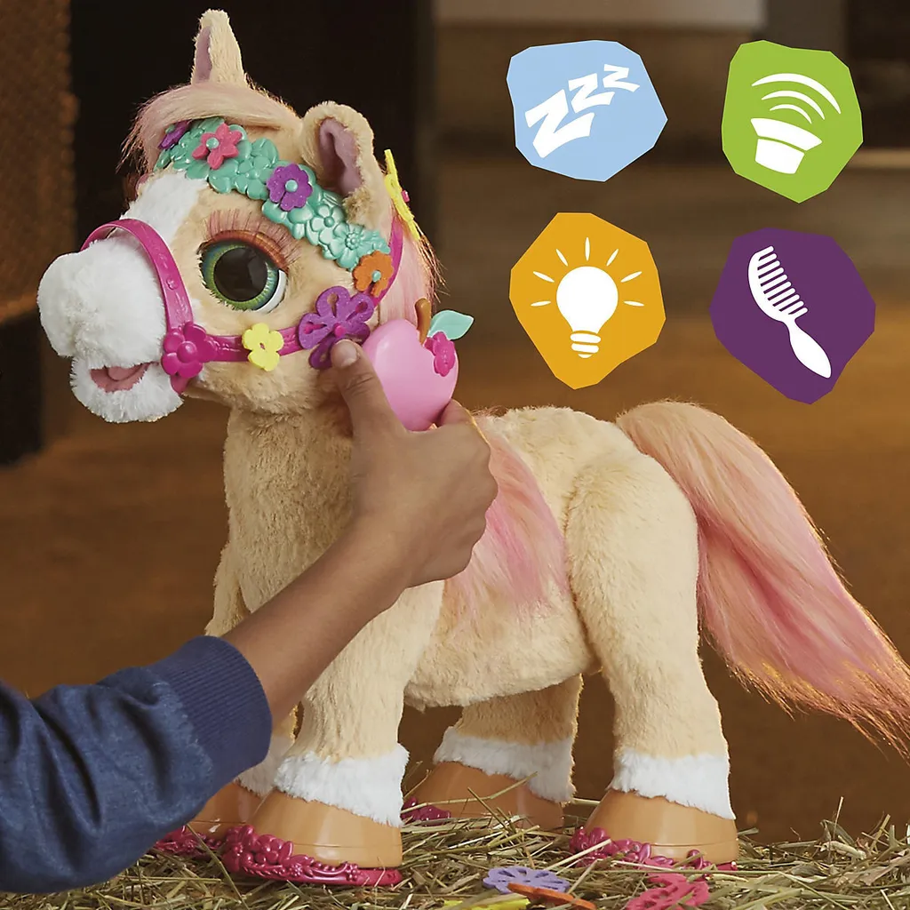 Hasbro Spielwaren FurReal Cinnamon, Mein Stylisches Pony Funktionsplüsch Funktionsplüsch PB22 HK22 – Bild 12
