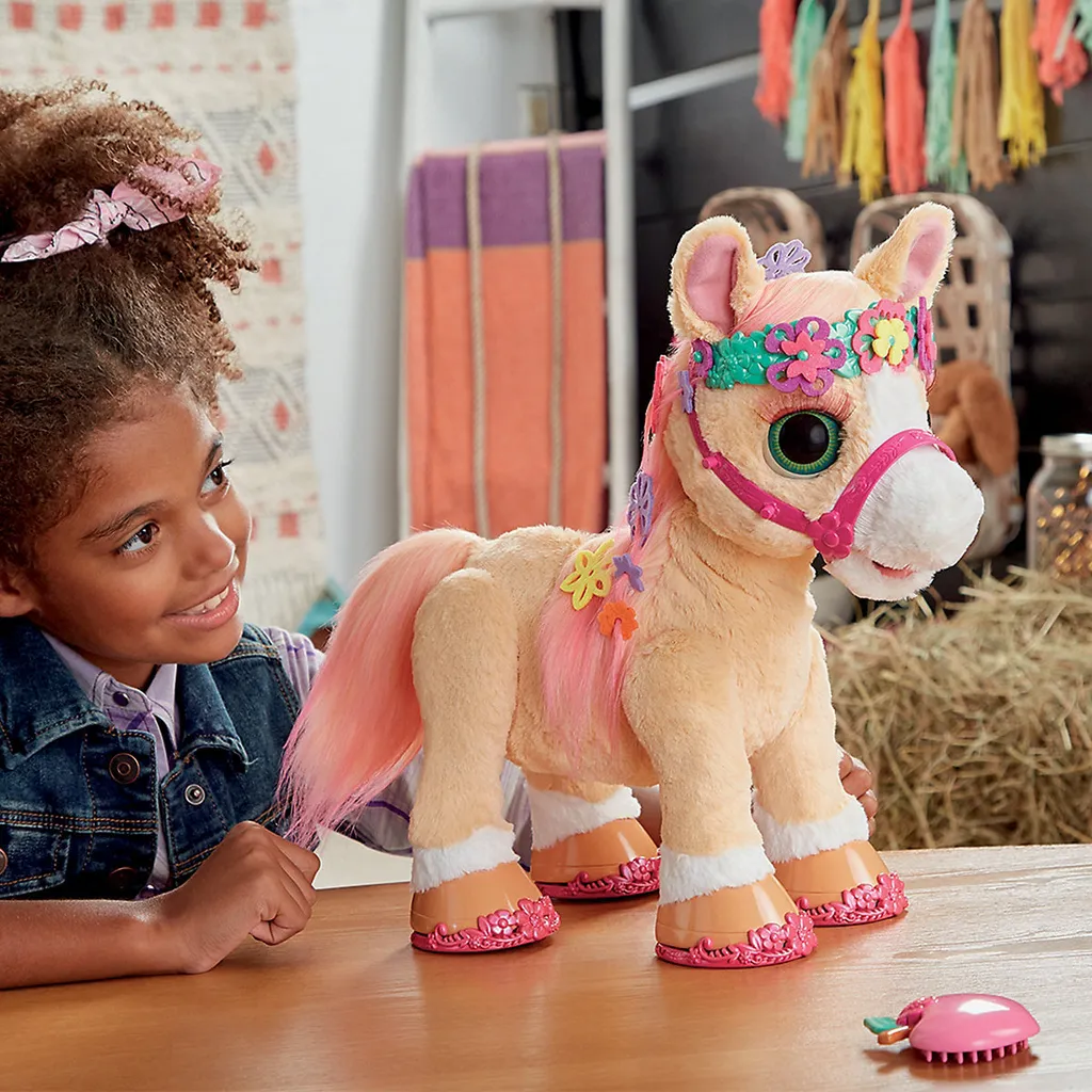 Hasbro Spielwaren FurReal Cinnamon, Mein Stylisches Pony Funktionsplüsch Funktionsplüsch PB22 HK22 – Bild 3
