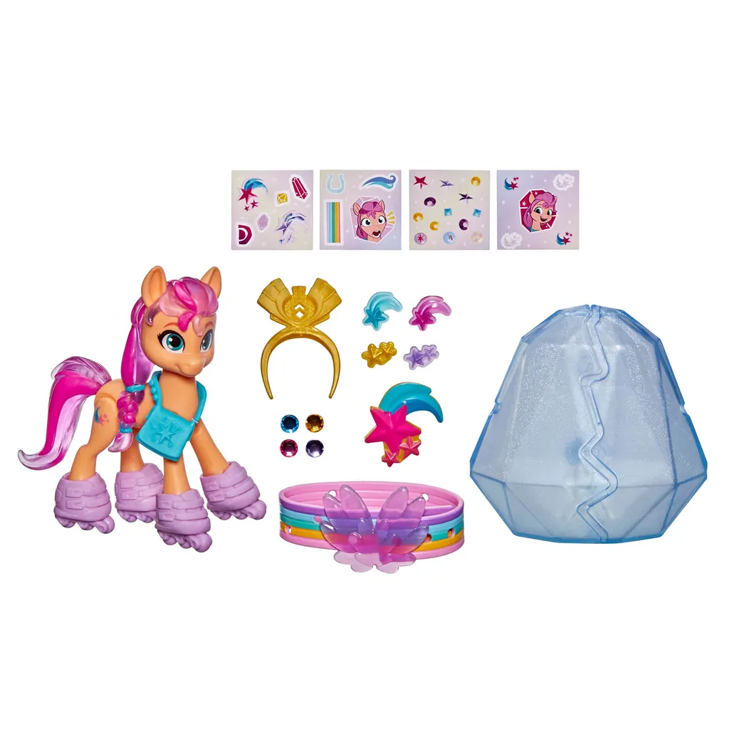 Hasbro Spielwaren My Little Pony: A New Generation Kristall-Abenteuer Sunny Starscout Sammelfiguren Sammelfiguren Bapo243006 – Bild 3