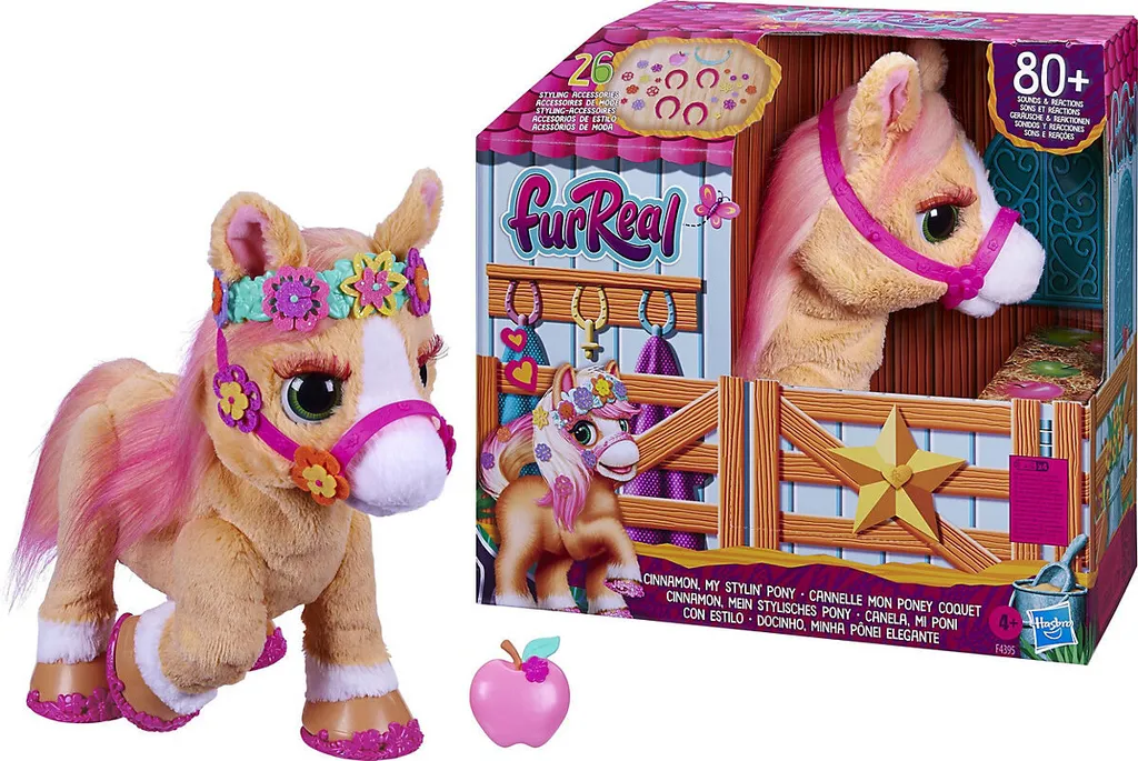 Hasbro Spielwaren FurReal Cinnamon, Mein Stylisches Pony Funktionsplüsch Funktionsplüsch PB22 HK22 – Bild 5