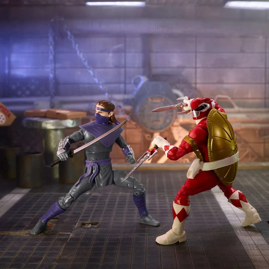Hasbro Power Rangers X TMNT Lightning Collection Actionfiguren 2022 Foot Soldier Tommy & Morphed Raphael HASF2968 – Bild 3