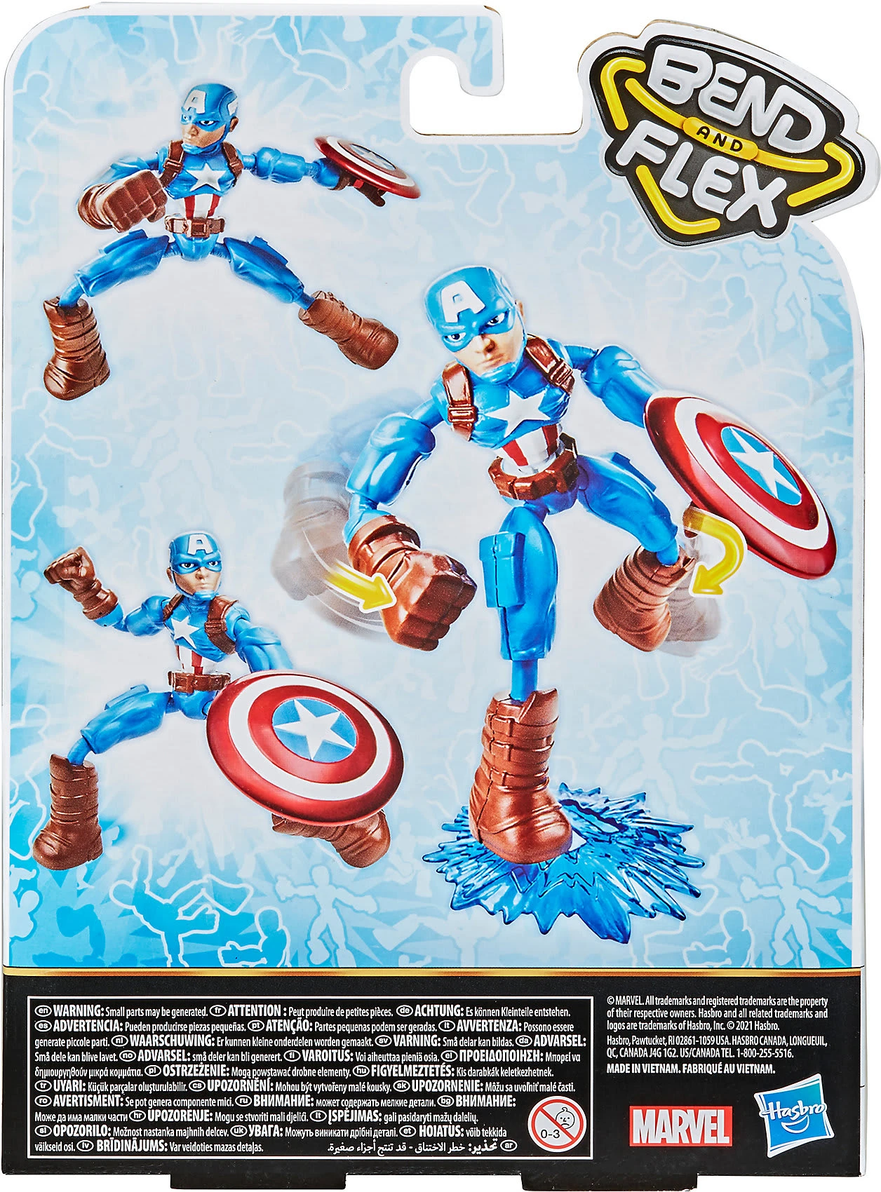 Hasbro Marvel Avengers Bend And Flex Captain America – Bild 3