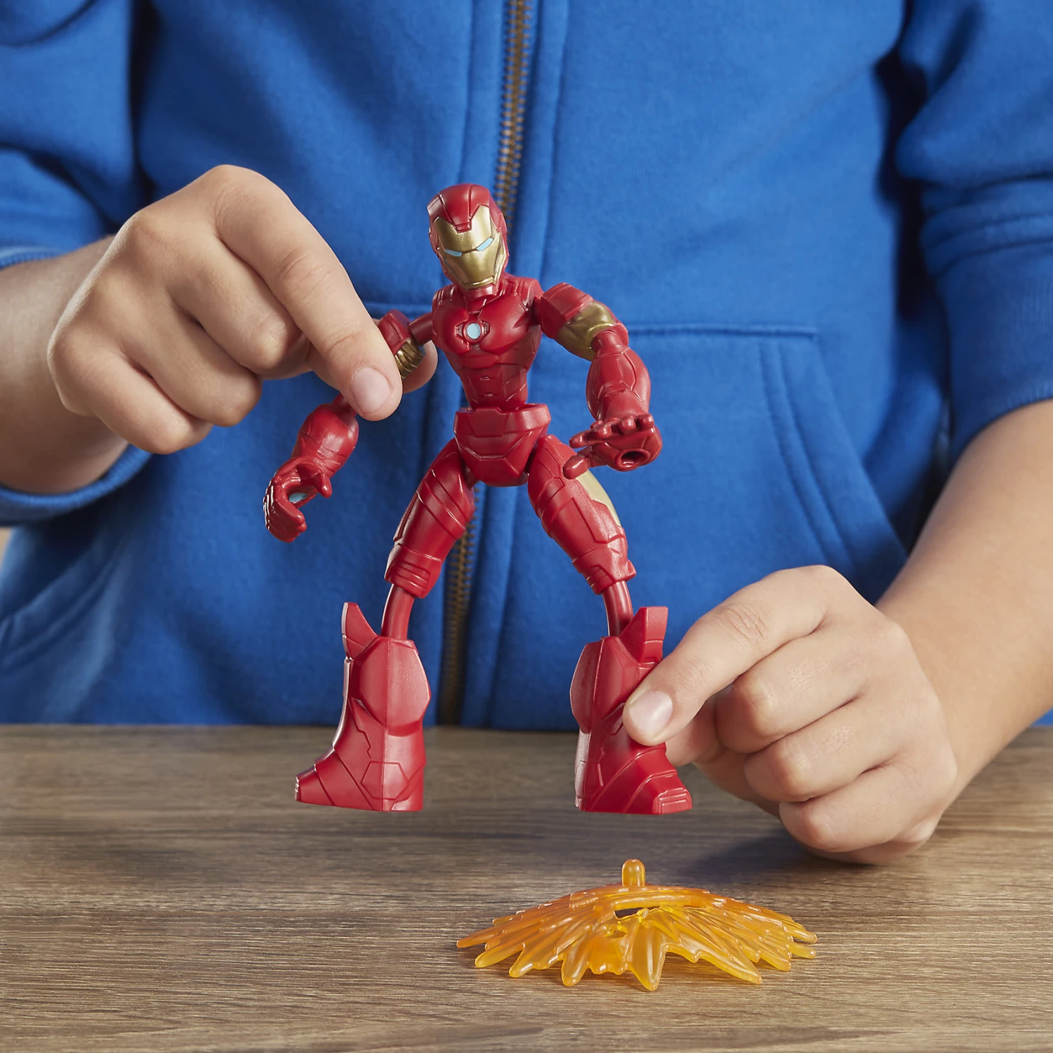 Hasbro Marvel Avengers Bend And Flex Iron Man – Bild 2