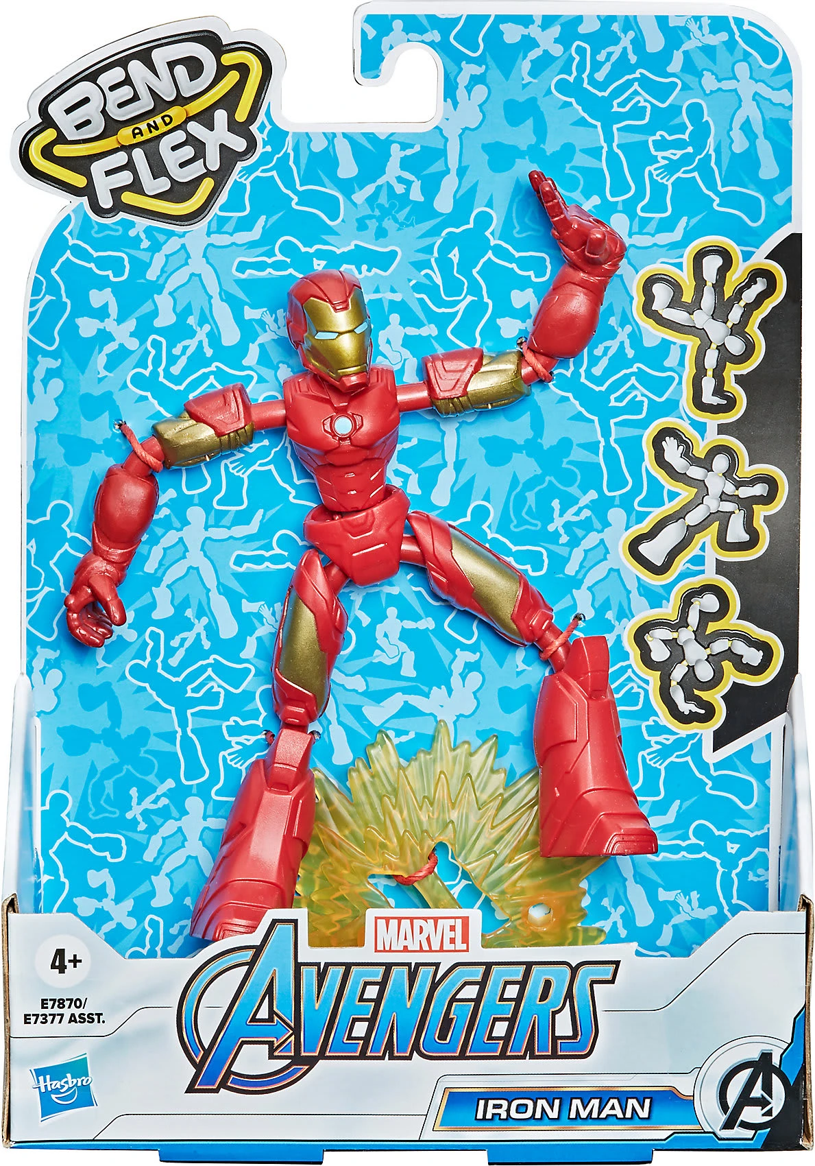 Hasbro Marvel Avengers Bend And Flex Iron Man – Bild 8