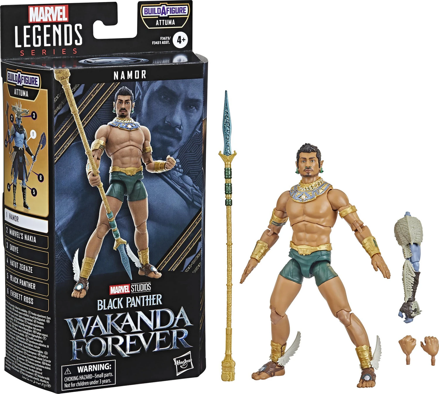 Hasbro Marvel Legends Series Namor
