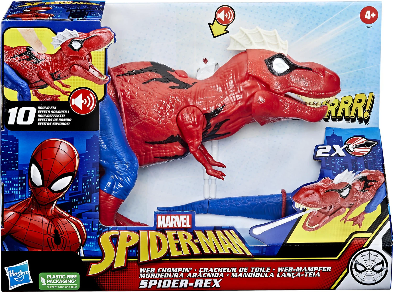 Hasbro Marvel Spider-Man Web-Mampfer Spider-Rex – Bild 5