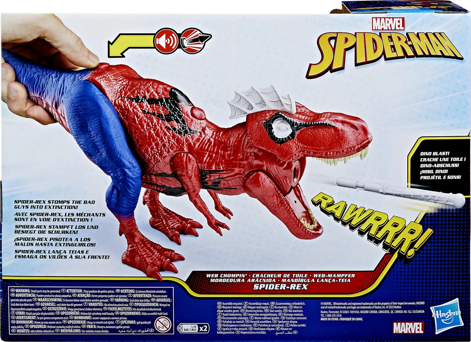 Hasbro Marvel Spider-Man Web-Mampfer Spider-Rex – Bild 6