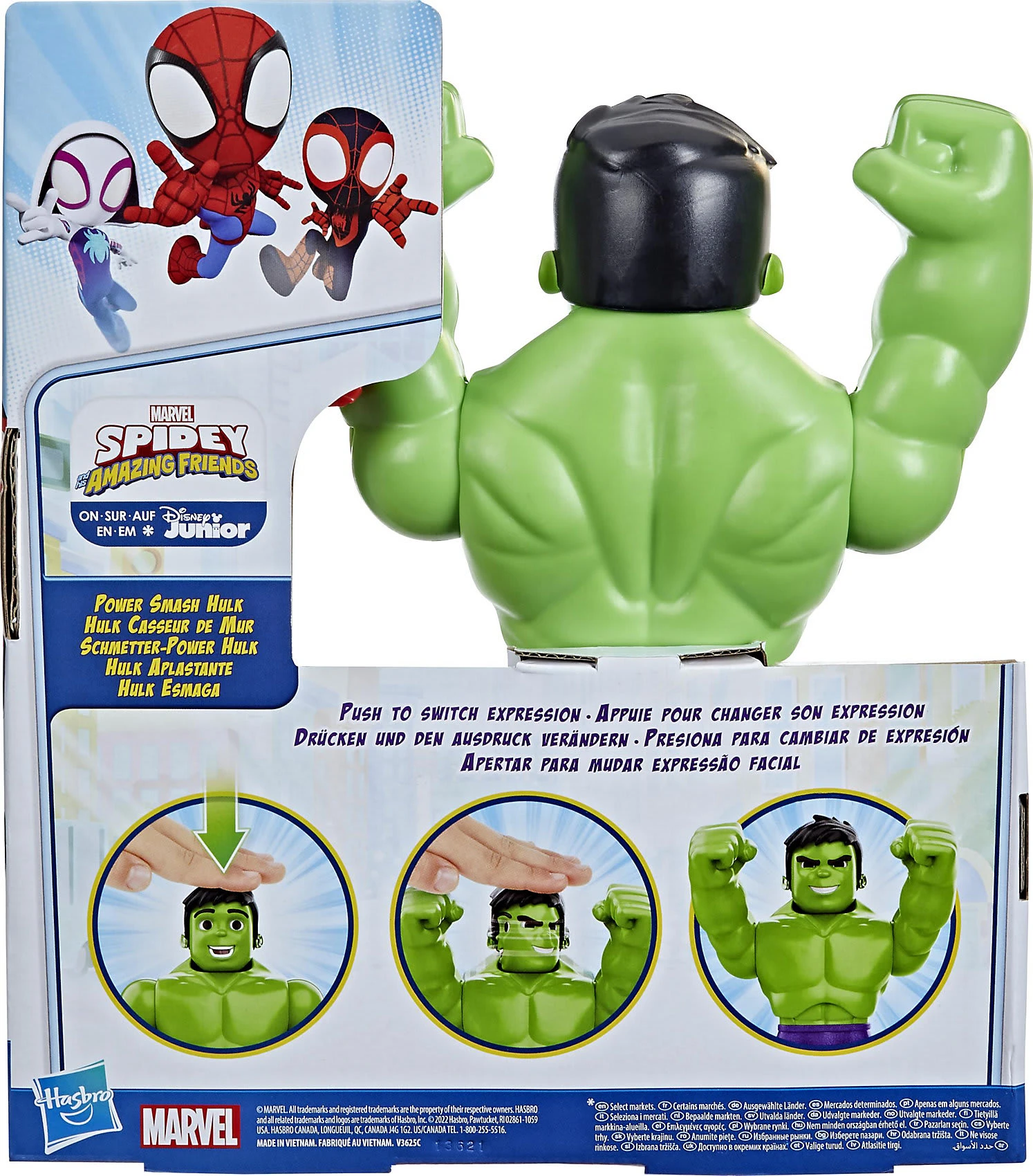 Hasbro Marvel Spidey And His Amazing Friends Schmetter-Power Hulk – Bild 6
