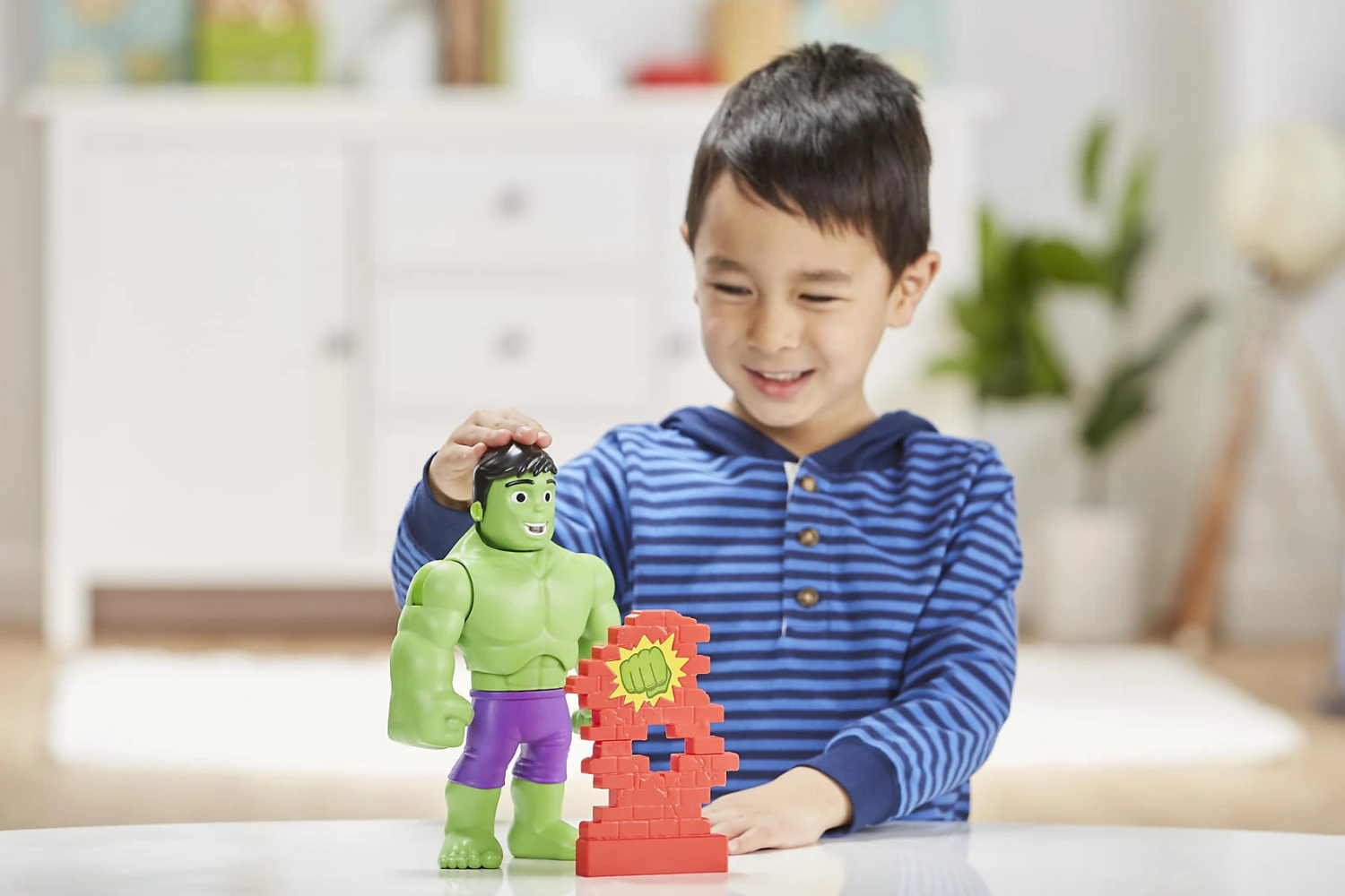 Hasbro Marvel Spidey And His Amazing Friends Schmetter-Power Hulk – Bild 9