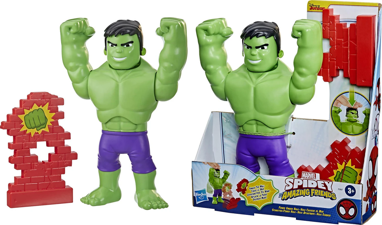Hasbro Marvel Spidey And His Amazing Friends Schmetter-Power Hulk