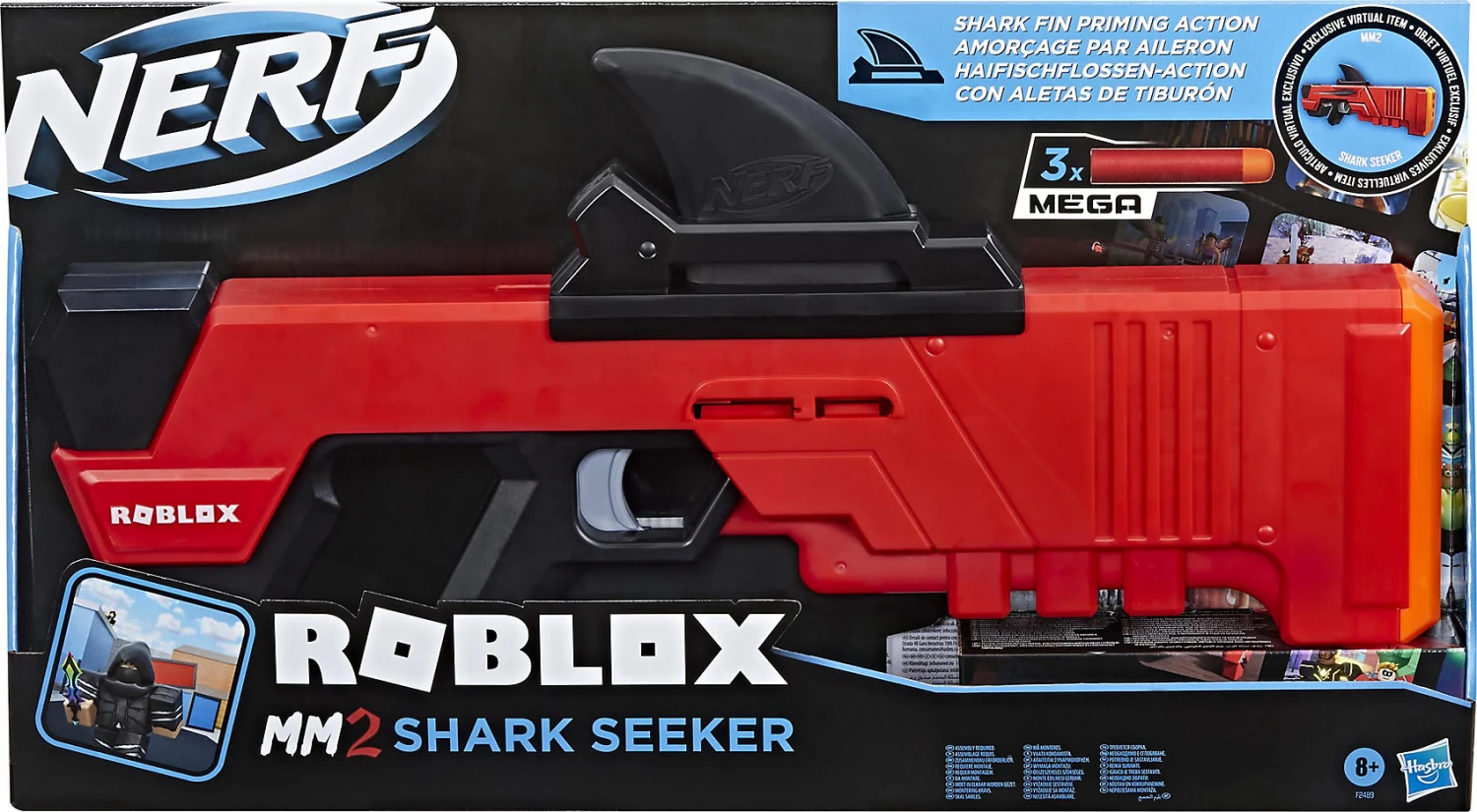 Hasbro Nerf Roblox MM2: Shark Seeker Blaster – Bild 4