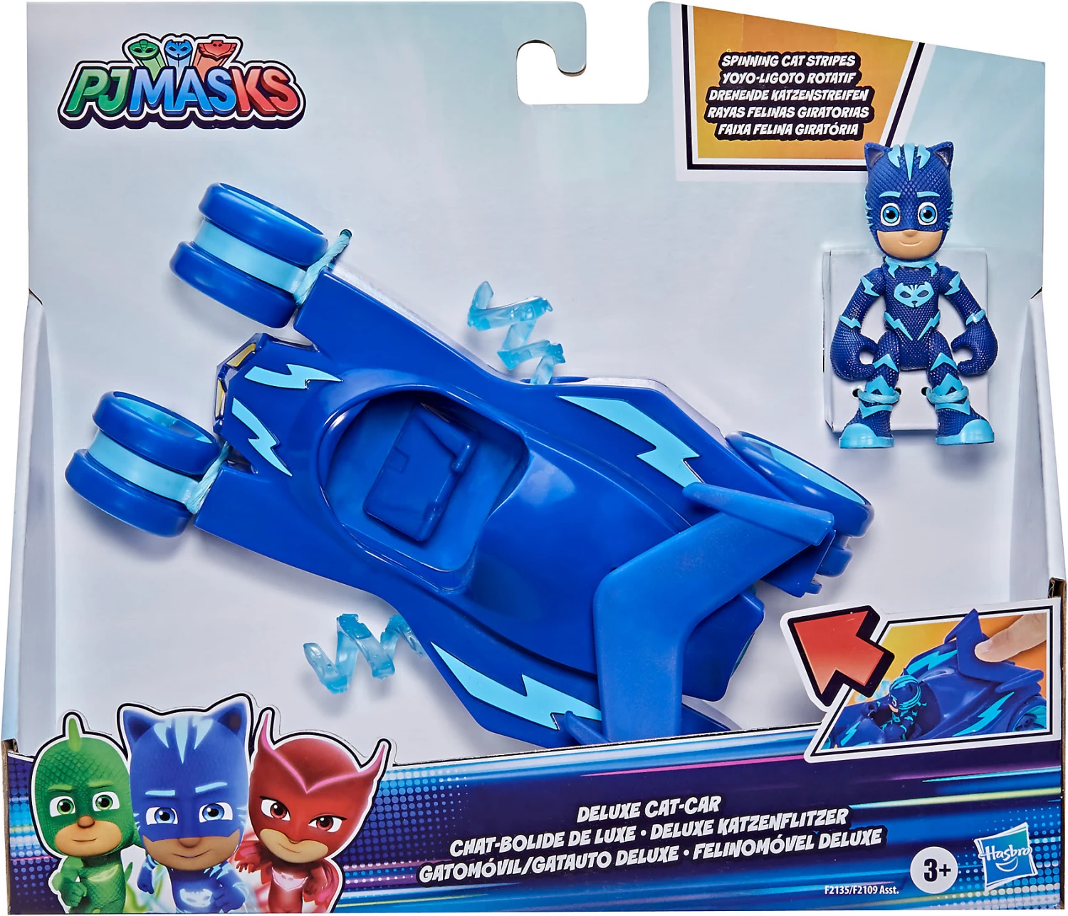 Hasbro PJ Masks Luxus-Fahrzeug, Katzenflitzer Mit Super-Katzen-Streifen Und... – Bild 4
