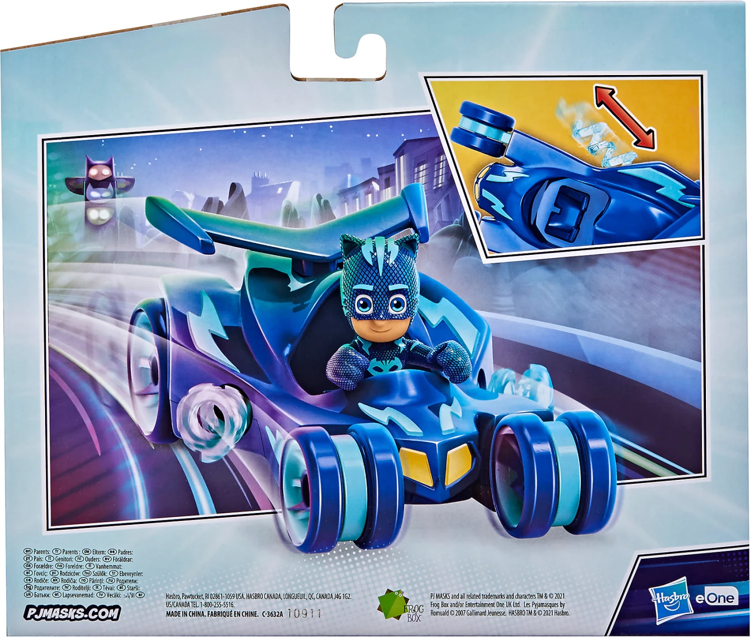 Hasbro PJ Masks Luxus-Fahrzeug, Katzenflitzer Mit Super-Katzen-Streifen Und... – Bild 5