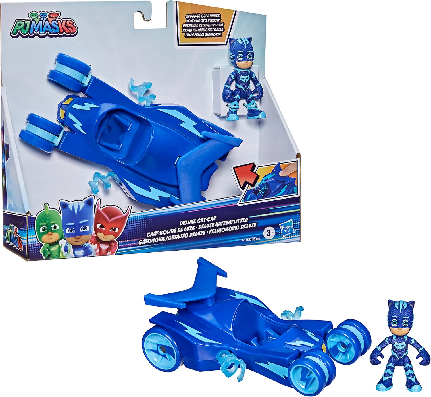 Hasbro PJ Masks Luxus-Fahrzeug, Katzenflitzer Mit Super-Katzen-Streifen Und...