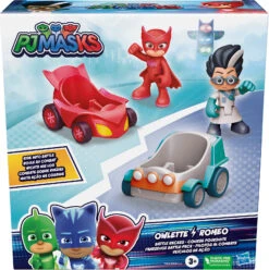 Hasbro PJ Masks Owlette Vs Romeo Fahrzeug Und Action-Figurenset, Battle-Pack,...