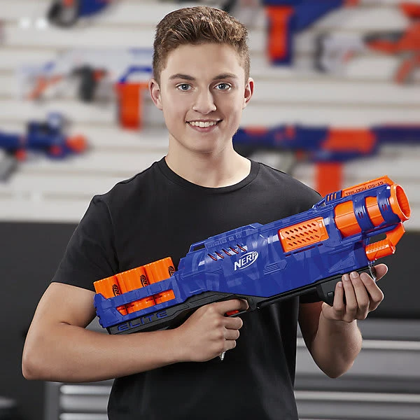 Hasbro Trilogy DS-15 Nerf N-Strike Elite Spielzeug Blaster Mit 15 Nerf Elite... – Bild 5